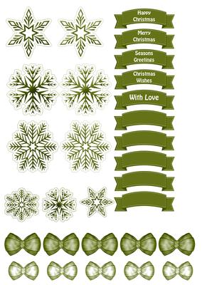 Christmas Snowman Embellishments