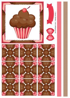 Delightful Cupcake Topper & Teabag Tiles