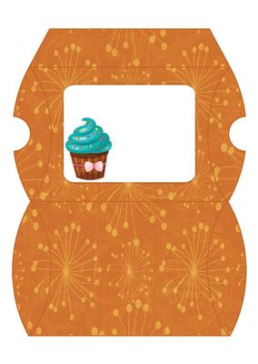 Delightful Cupcake Pillow Box