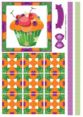 Delightful Cupcake Topper & Teabag Tiles