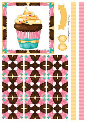 Delightful Cupcake Topper & Teabag Tiles