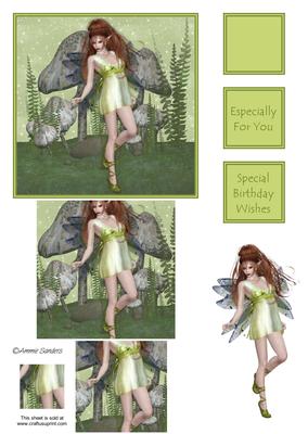 Woodland Fairy 5x5 Sheet