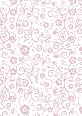 Floral Swirls A4 Backing Paper