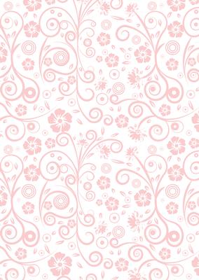Floral Swirls A4 Backing Paper
