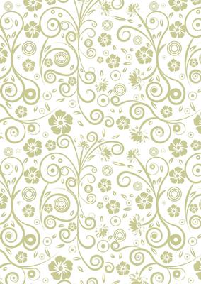 Floral Swirls A4 Backing Paper