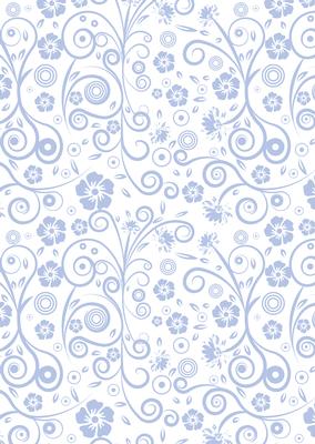 Floral Swirls A4 Backing Paper