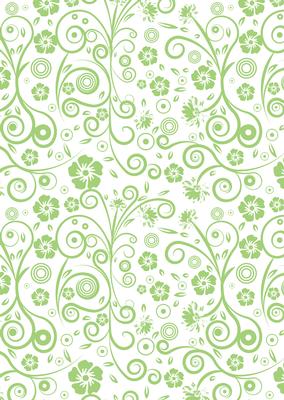 Floral Swirls A4 Backing Paper