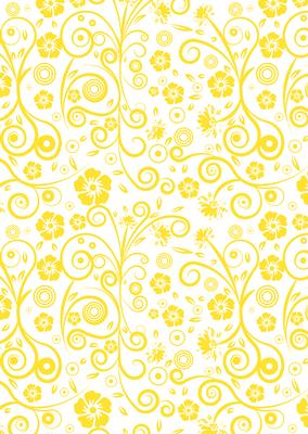 Floral Swirls A4 Backing Paper