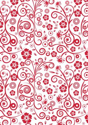 Floral Swirls A4 Backing Paper