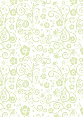 Floral Swirls A4 Backing Paper
