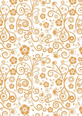 Floral Swirls A4 Backing Paper