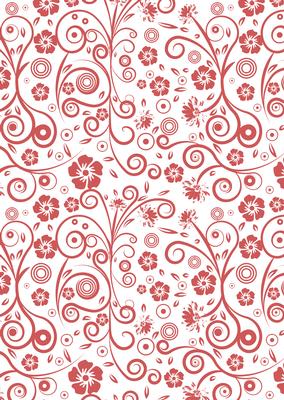 Floral Swirls A4 Backing Paper