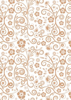 Floral Swirls A4 Backing Paper