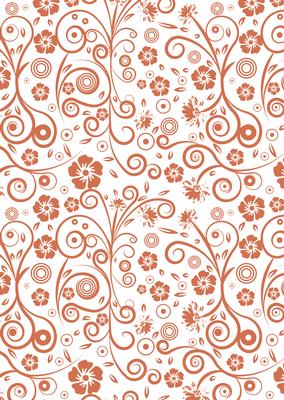 Floral Swirls A4 Backing Paper