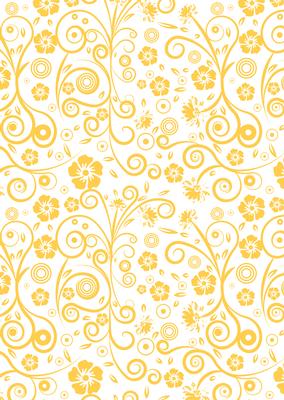 Floral Swirls A4 Backing Paper
