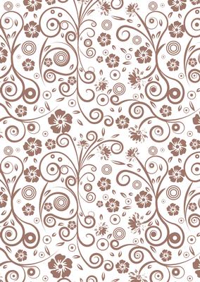 Floral Swirls A4 Backing Paper