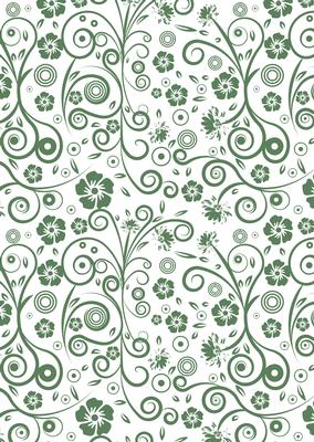 Floral Swirls A4 Backing Paper