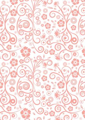 Floral Swirls A4 Backing Paper