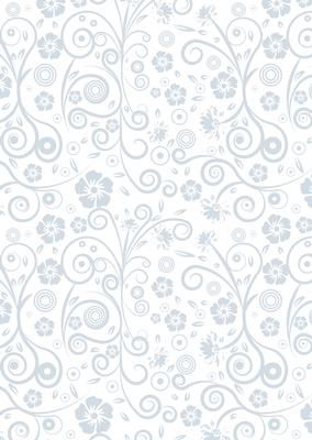 Floral Swirls A4 Backing Paper