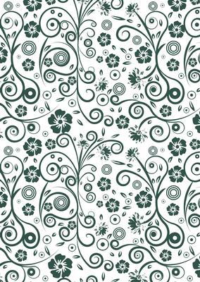 Floral Swirls A4 Backing Paper
