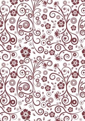 Floral Swirls A4 Backing Paper