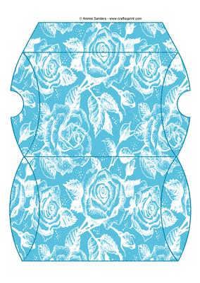 Vintage Rose Pillow Box - Bright Shade