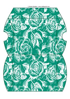 Vintage Rose Pillow Box - Bright Shade