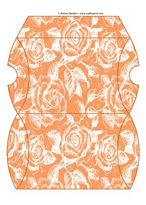 Vintage Rose Pillow Box - Bright Shade