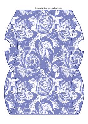Vintage Rose Pillow Box - Bright Shade