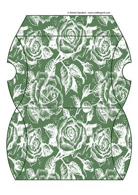 Vintage Rose Pillow Box - Earthy Shade