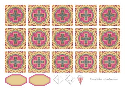 Pretty Teabag Tiles & Sentiment Blanks