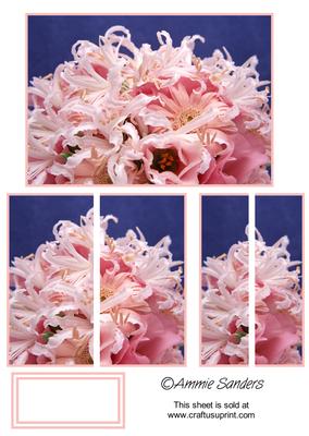 Stunning Pink Floral Display Side Stacker