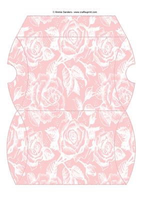 Vintage Rose Pillow Box - Subtle Shade