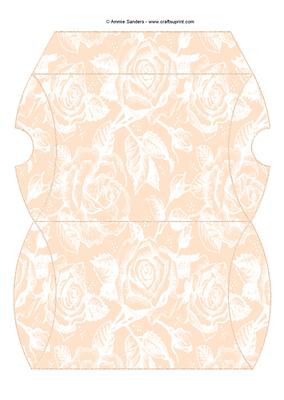 Vintage Rose Pillow Box - Subtle Shade