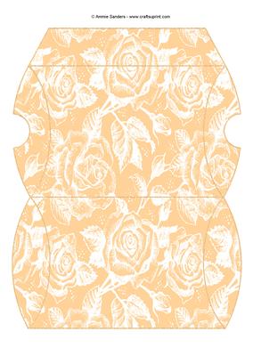 Vintage Rose Pillow Box - Subtle Shade