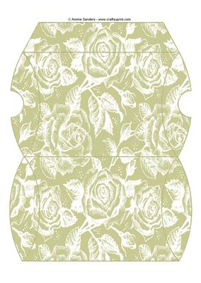 Vintage Rose Pillow Box - Subtle Shade