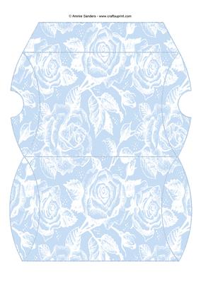 Vintage Rose Pillow Box - Subtle Shade