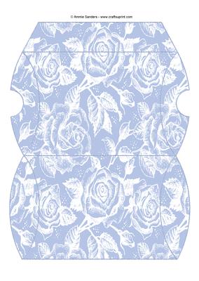 Vintage Rose Pillow Box - Subtle Shade