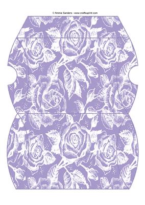 Vintage Rose Pillow Box - Subtle Shade