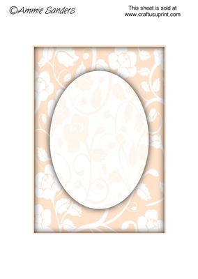 Subtle Shade Floral Fantasy A5 Card Front