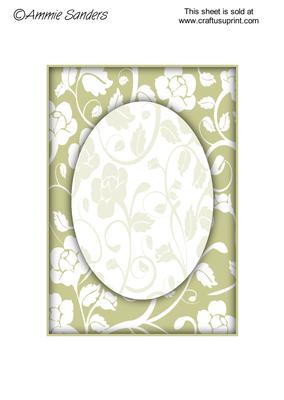 Subtle Shade Floral Fantasy A5 Card Front