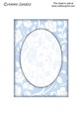 Subtle Shade Floral Fantasy A5 Card Front