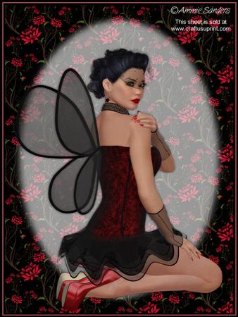 Stunning Gothic Fairy A4 Kit Pyramid/tunnel