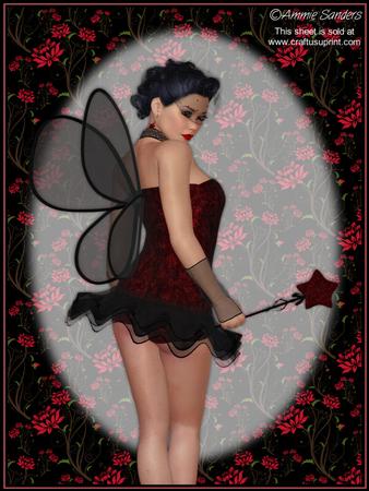Stunning Gothic Fairy A4 Kit Pyramid/tunnel
