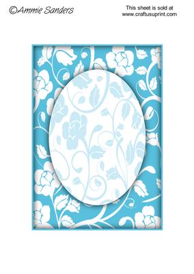 Bright Shade Floral Fantasy A5 Card Front