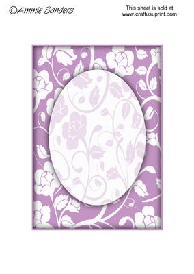 Bright Shade Floral Fantasy A5 Card Front