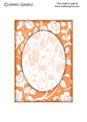 Bright Shade Floral Fantasy A5 Card Front