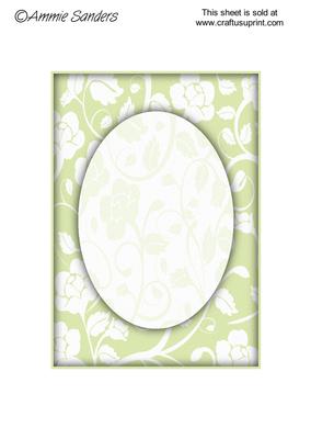 Bright Shade Floral Fantasy A5 Card Front