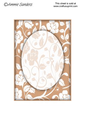 Earthy Shade Floral Fantasy A5 Card Front