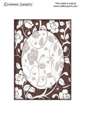 Earthy Shade Floral Fantasy A5 Card Front